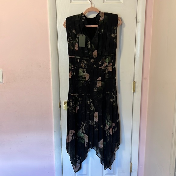 NWT All Saints Coco Asago Dress size 2 - Picture 2 of 8